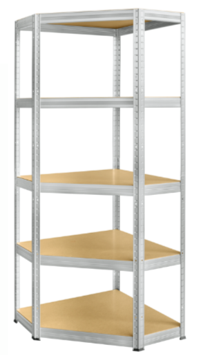 KUTNI SET Metal-medijapan – KUT 180x90x90X35cm, 5x230kg + DVIJE POLICE 180X90X35, 5×175 kg Metalne Police