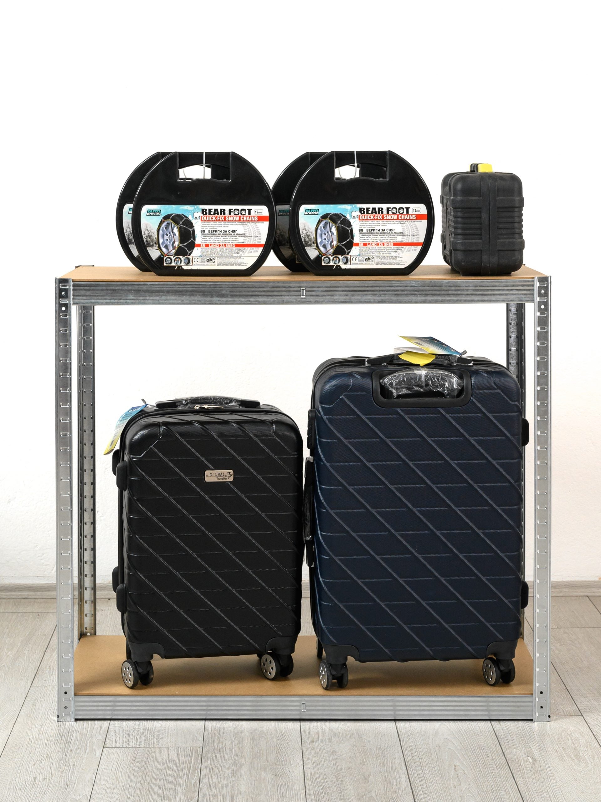 3 POLICE Metal-medijapan 3X180x90x30cm, 5x175kg - Dimenzije seta: 180x270x30 - metalnepolice.hr