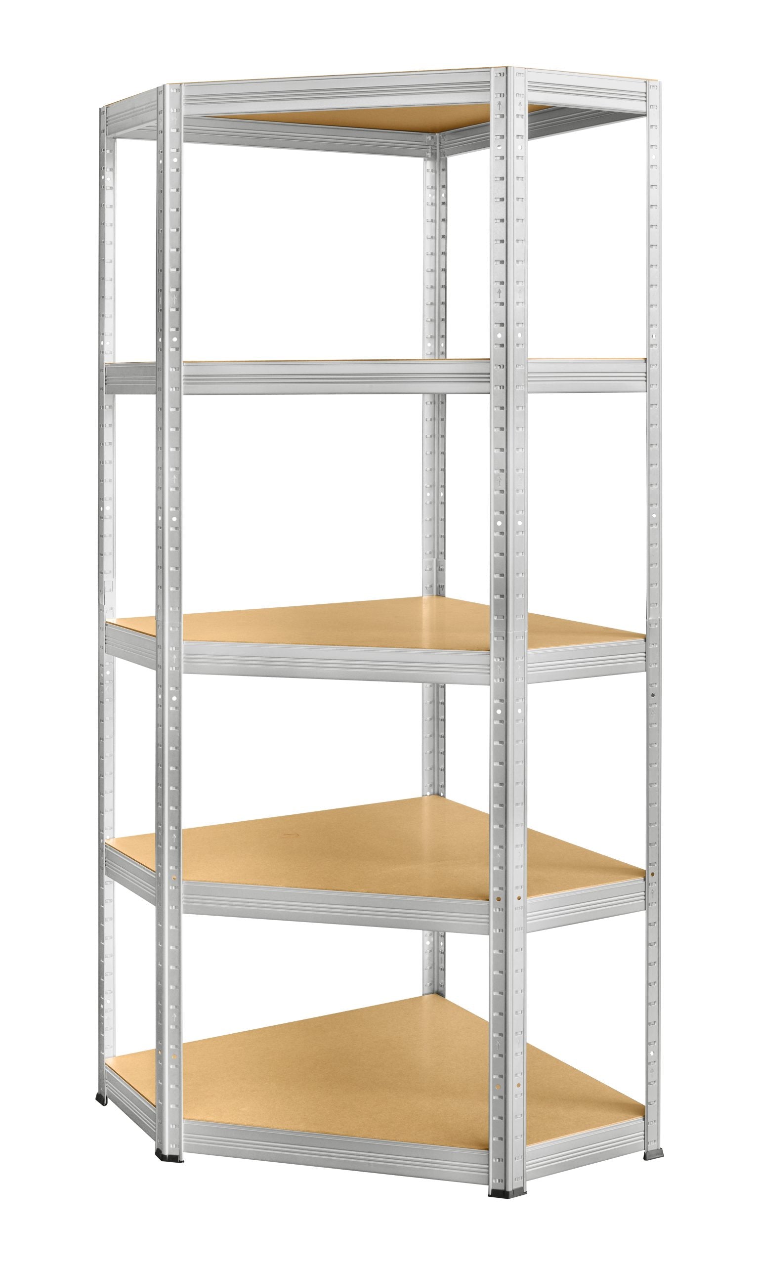 Kutna polica metal-medijapan 180x90x90X40cm, 5x175 kg - metalnepolice.hr