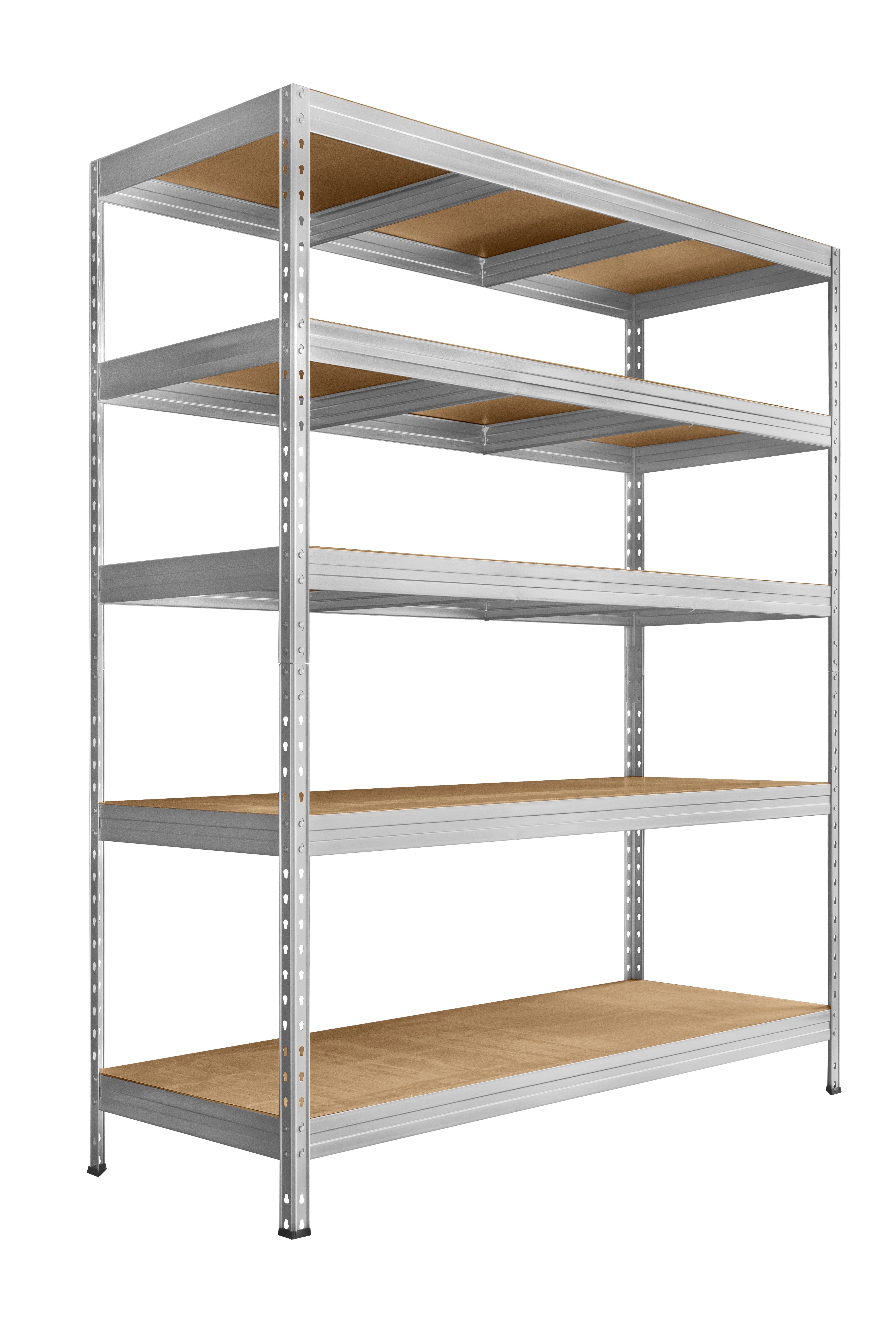 3 POLICE Metal-medijapan 180x150X45 5x300kg - Dimenzije 180x450x45 - RIVET Metalne Police