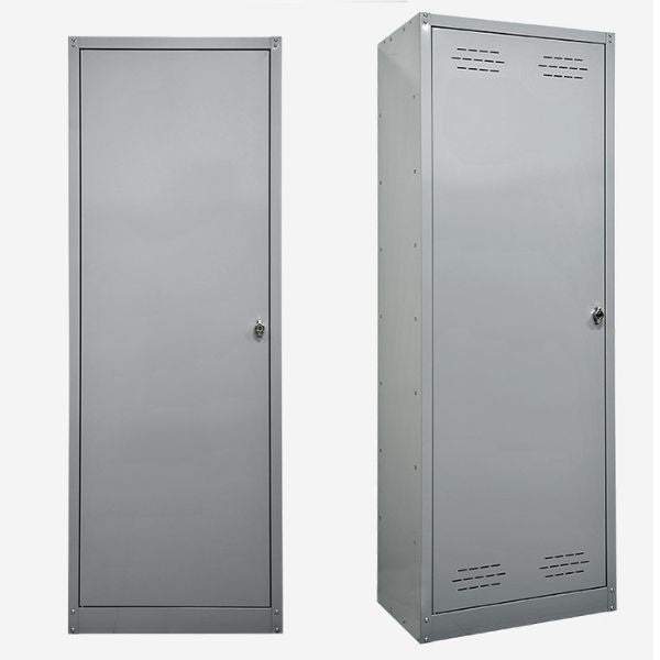 Metalni ormar 167x60x40cm, monoblok s jednokrilnim vratima, dva odjeljka-čisto/prljavo Metalne Police