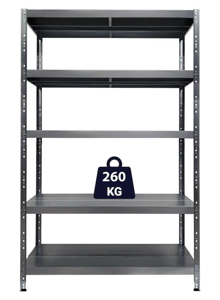 Polica metal-metal 195x120x40cm 5x260 kg - metalnepolice.hr