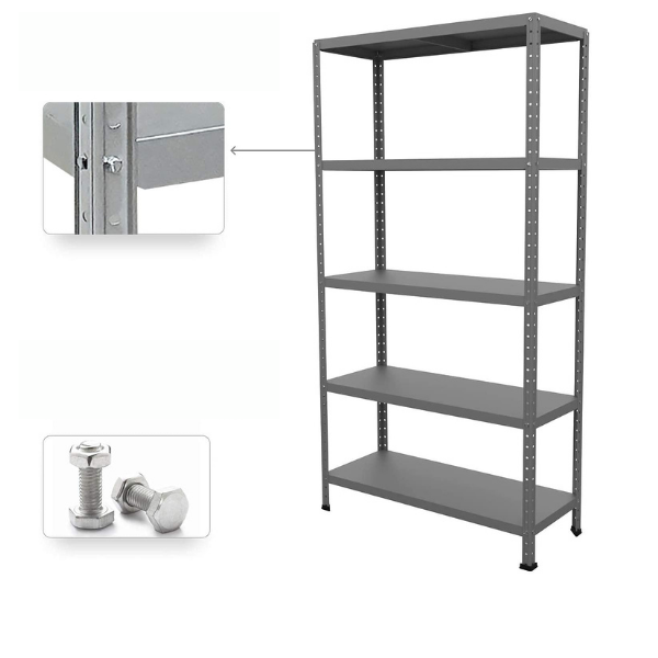 Polica metal-metal 187x100x40cm 5x65 kg - metalnepolice.hr