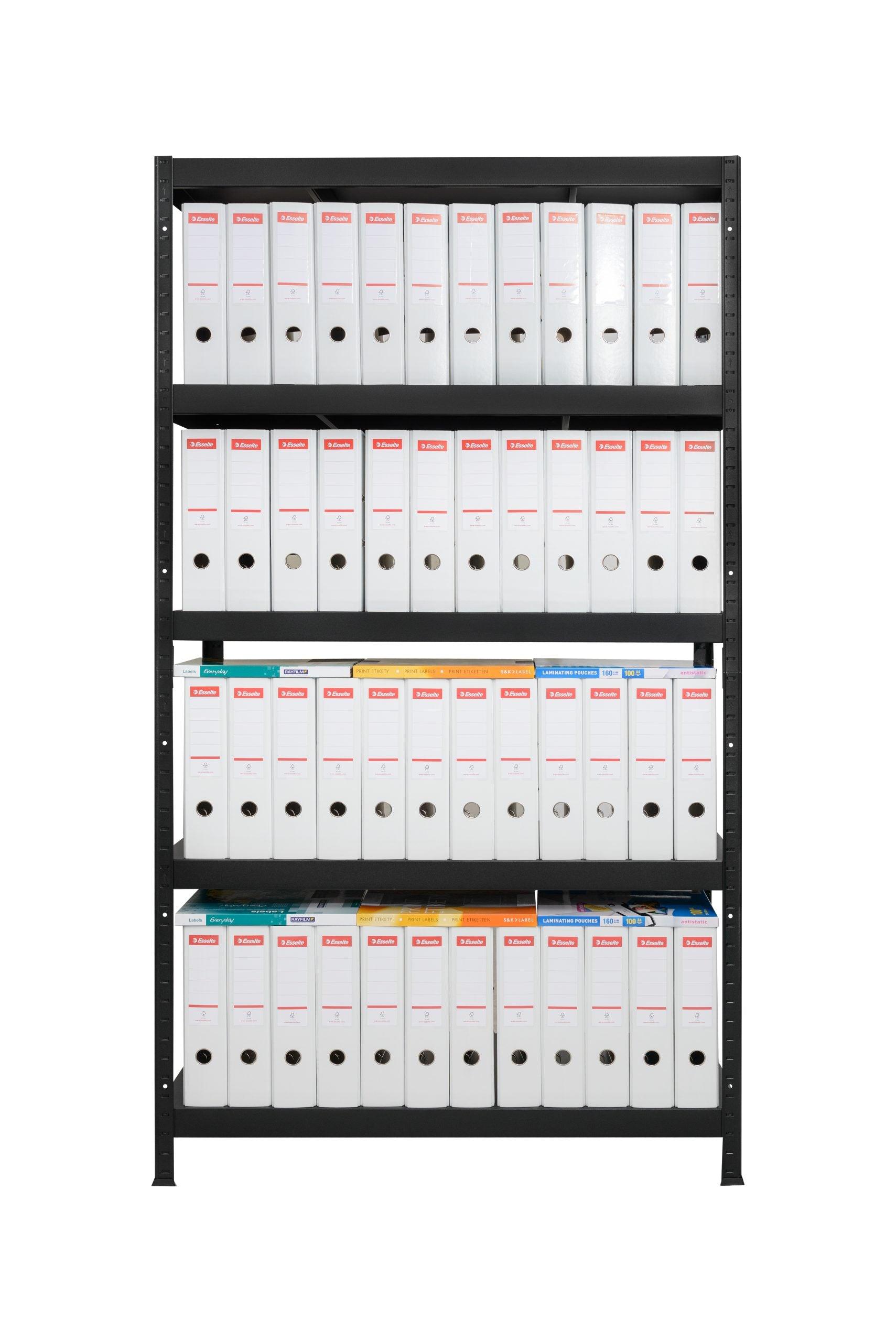 Polica metal-metal 180x100x40cm 5x130 kg Metalne Police