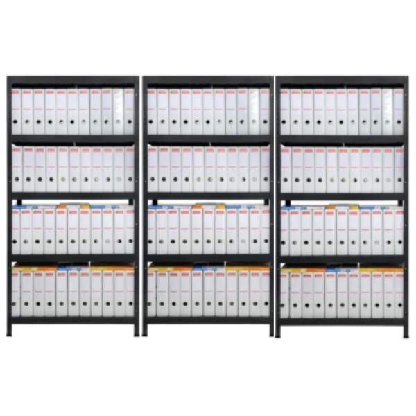 3 POLICE Metal-metal 3X180x90x30cm, 5x130kg - Dimenzije seta: 180x270x30 Metalne Police