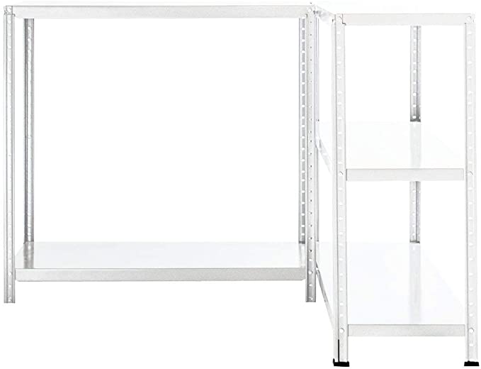 Polica metal-metal 187x100x40cm 5x80 kg Metalne Police